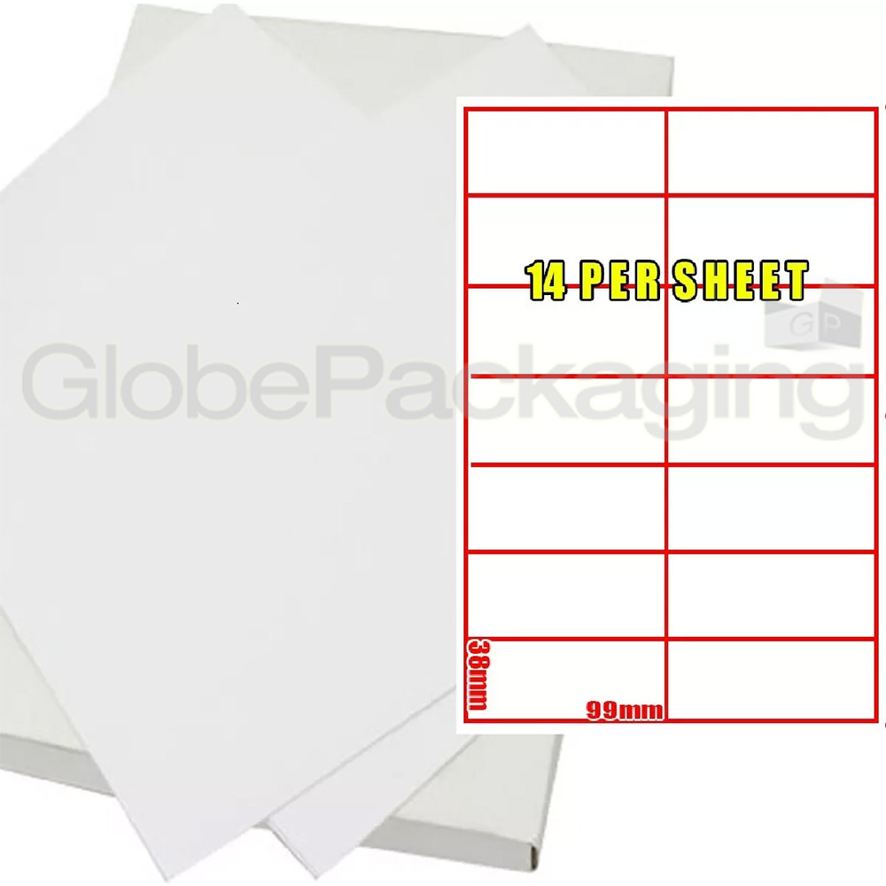 2000 Sheets Of Printer Address Labels 14 Per Sheet Page